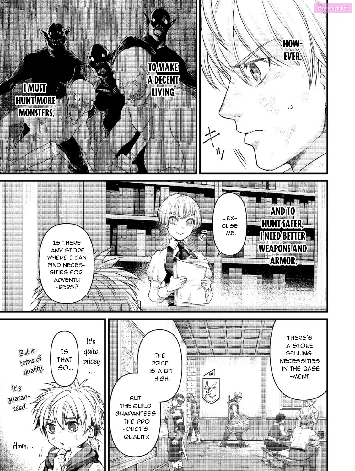 Kikori no Isekai Tan ~Tensei shita Shounen wa, Ono 1-pon de Nariagaru~ Zinmanga X Chapter 2 Page 8
