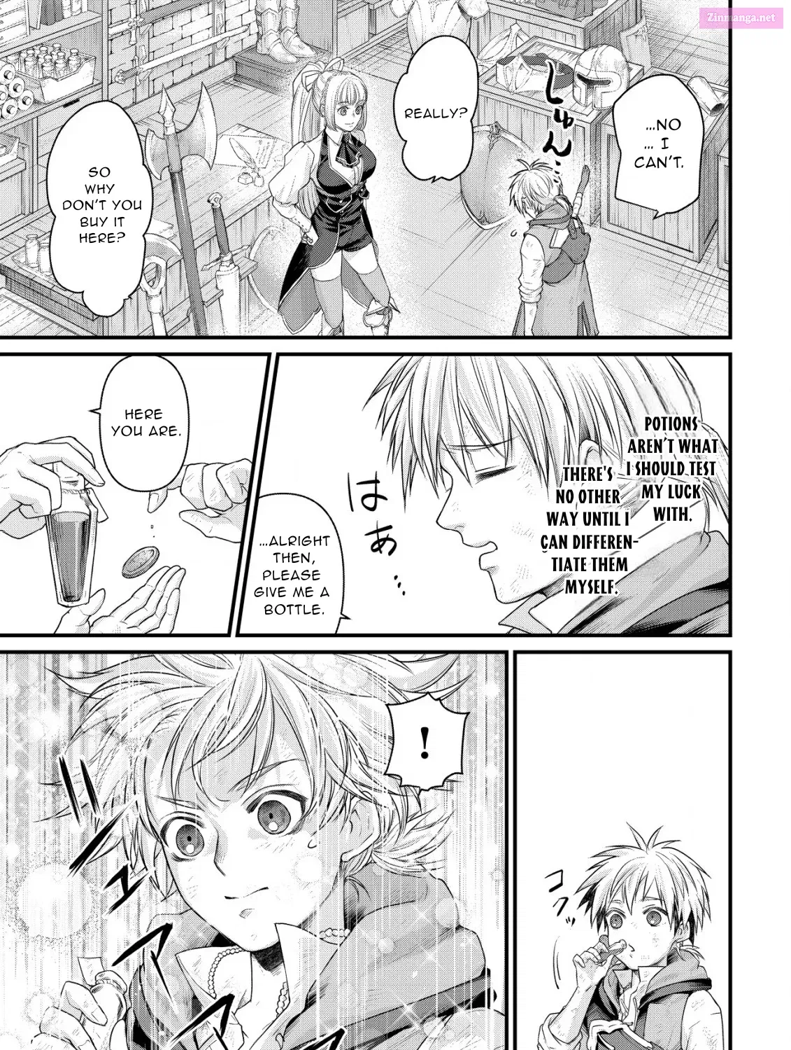 Kikori no Isekai Tan ~Tensei shita Shounen wa, Ono 1-pon de Nariagaru~ Zinmanga X Chapter 2 Page 20