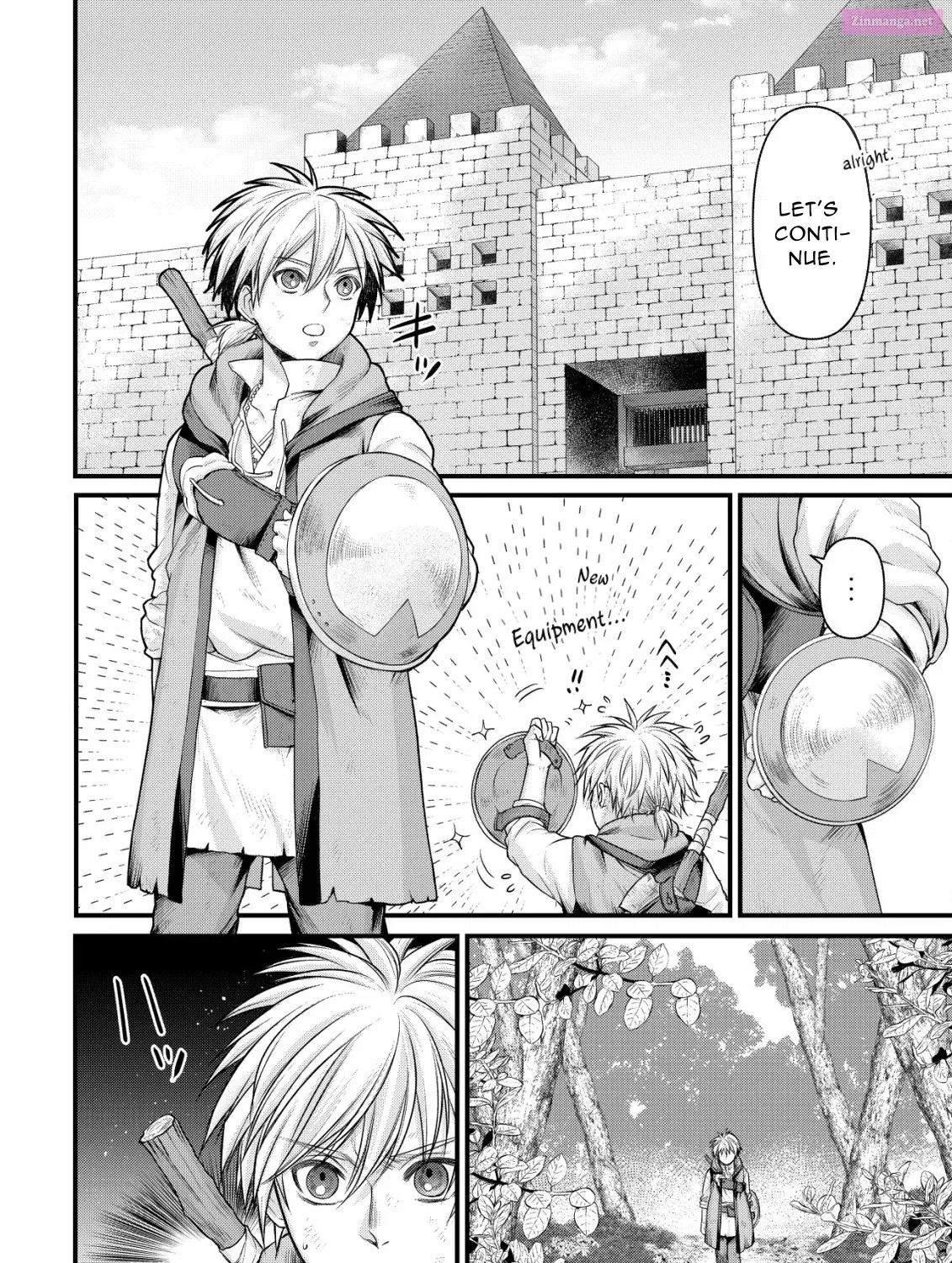 Kikori no Isekai Tan ~Tensei shita Shounen wa, Ono 1-pon de Nariagaru~ Zinmanga X Chapter 2 Page 34