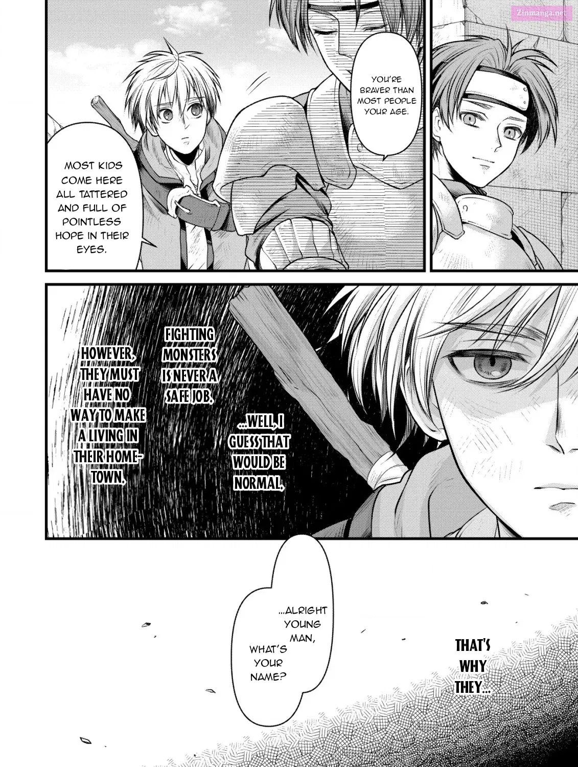 Kikori no Isekai Tan ~Tensei shita Shounen wa, Ono 1-pon de Nariagaru~ Zinmanga X Chapter 1 Page 14