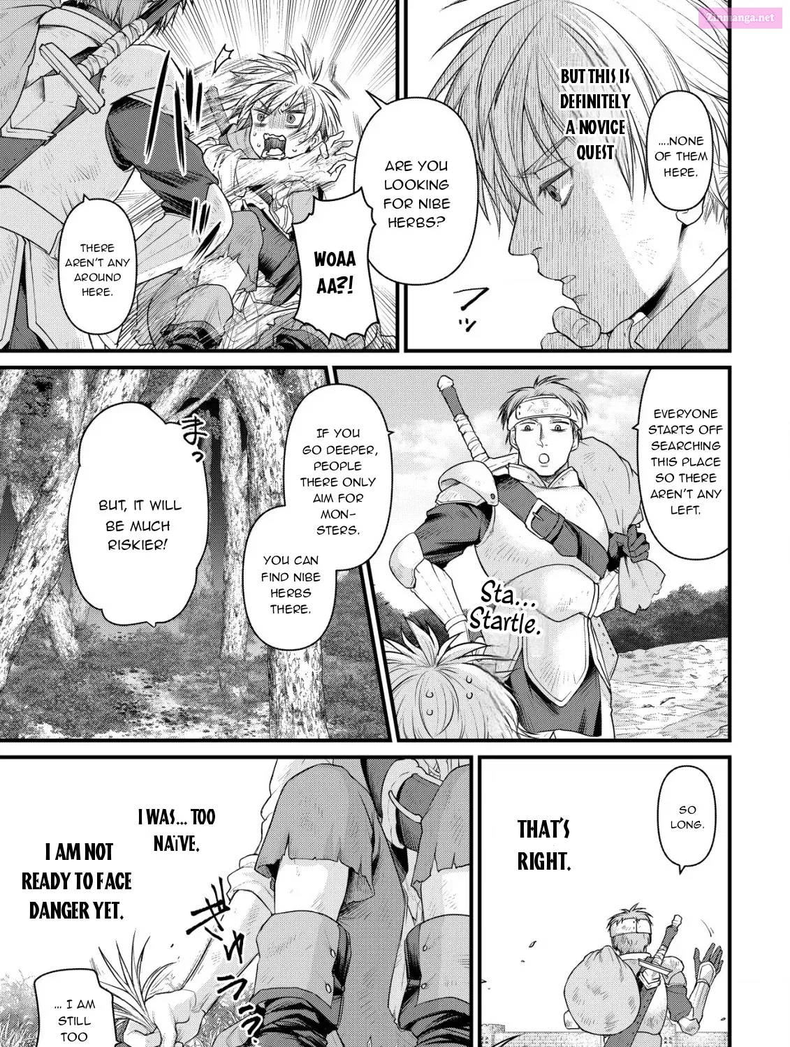 Kikori no Isekai Tan ~Tensei shita Shounen wa, Ono 1-pon de Nariagaru~ Zinmanga X Chapter 1 Page 56