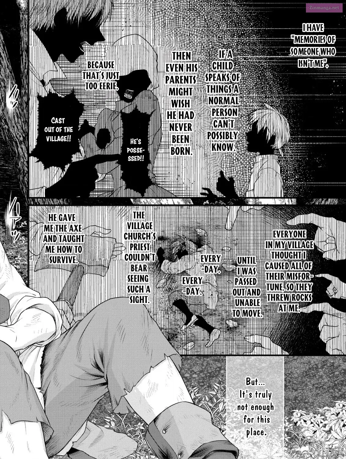 Kikori no Isekai Tan ~Tensei shita Shounen wa, Ono 1-pon de Nariagaru~ Zinmanga X Chapter 1 Page 70