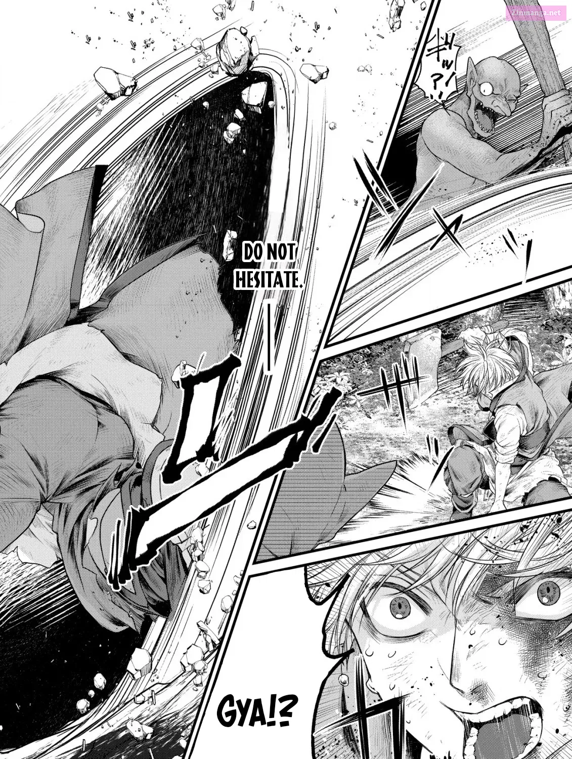 Kikori no Isekai Tan ~Tensei shita Shounen wa, Ono 1-pon de Nariagaru~ Zinmanga X Chapter 1 Page 74