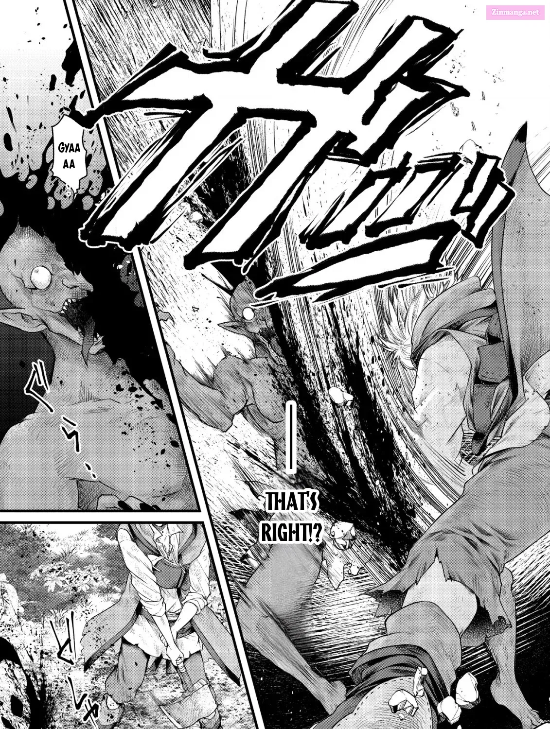 Kikori no Isekai Tan ~Tensei shita Shounen wa, Ono 1-pon de Nariagaru~ Zinmanga X Chapter 1 Page 76