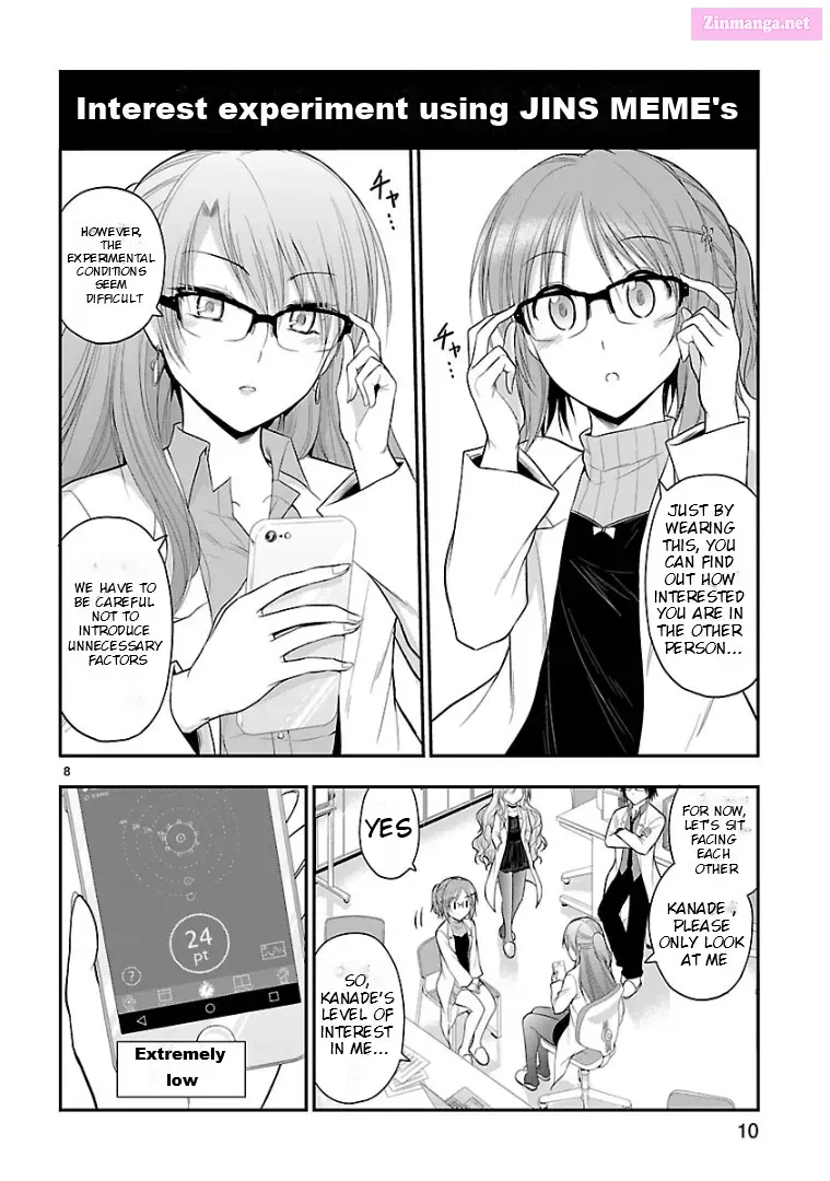 Rikei ga Koi ni Ochita no de Shoumei shitemita. Zinmanga X Chapter 24.5 Page 8