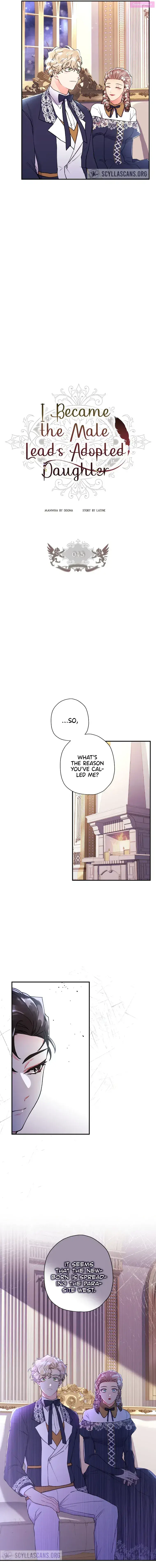 I Became the Male Lead’s Adopted Daughter Zinmanga X Chapter 45 Page 5