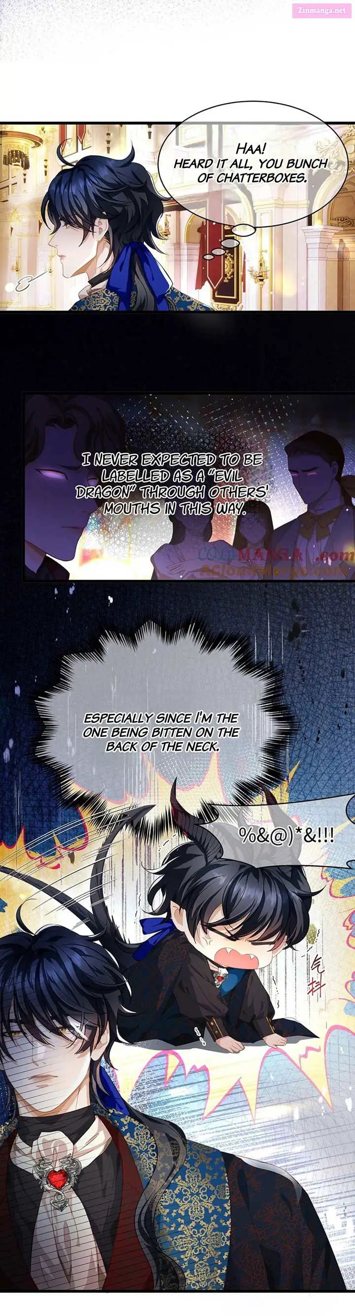 I Was Reborn as His Highness the Prince’s Little Evil Dragon Zinmanga X Chapter 33 Page 12
