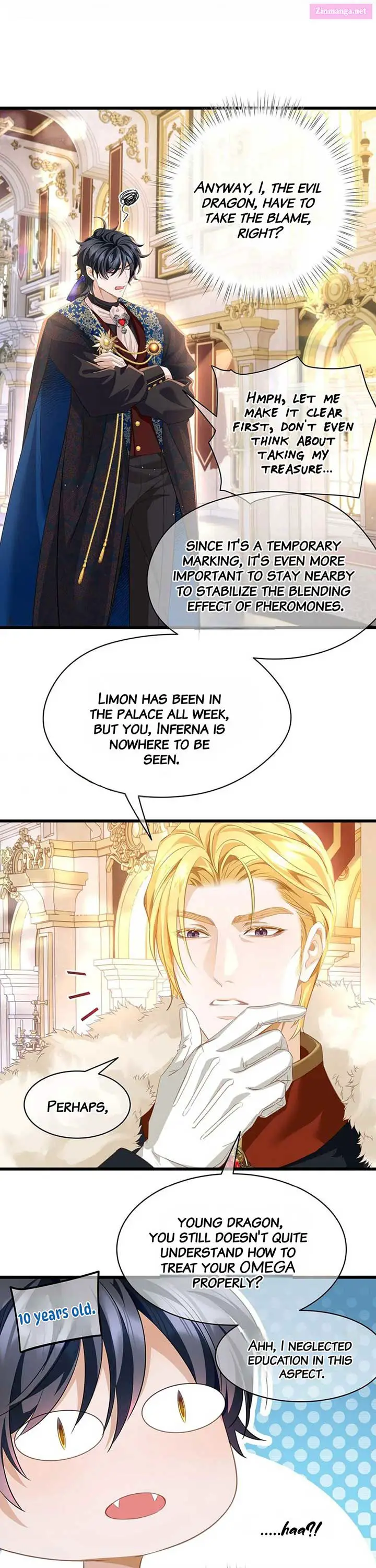 I Was Reborn as His Highness the Prince’s Little Evil Dragon Zinmanga X Chapter 33 Page 16