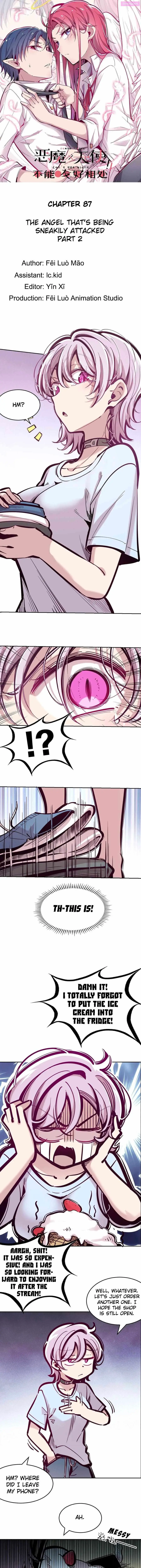 Demon X Angel, Can’t Get Along! Zinmanga X Chapter 87 Page 1