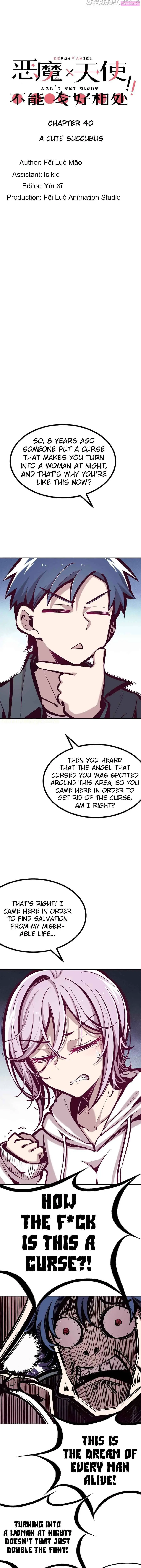 Demon X Angel, Can’t Get Along! Zinmanga X Chapter 40 Page 1