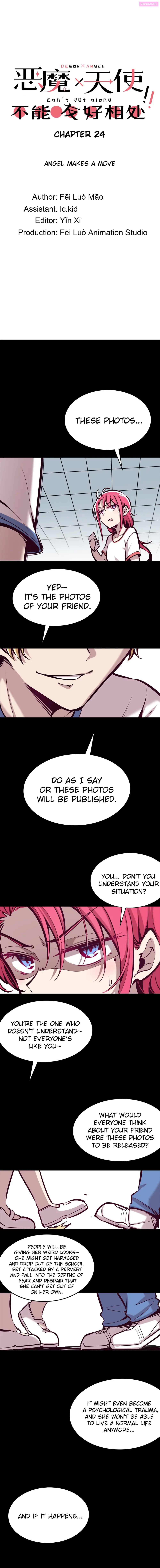 Demon X Angel, Can’t Get Along! Zinmanga X Chapter 24 Page 1