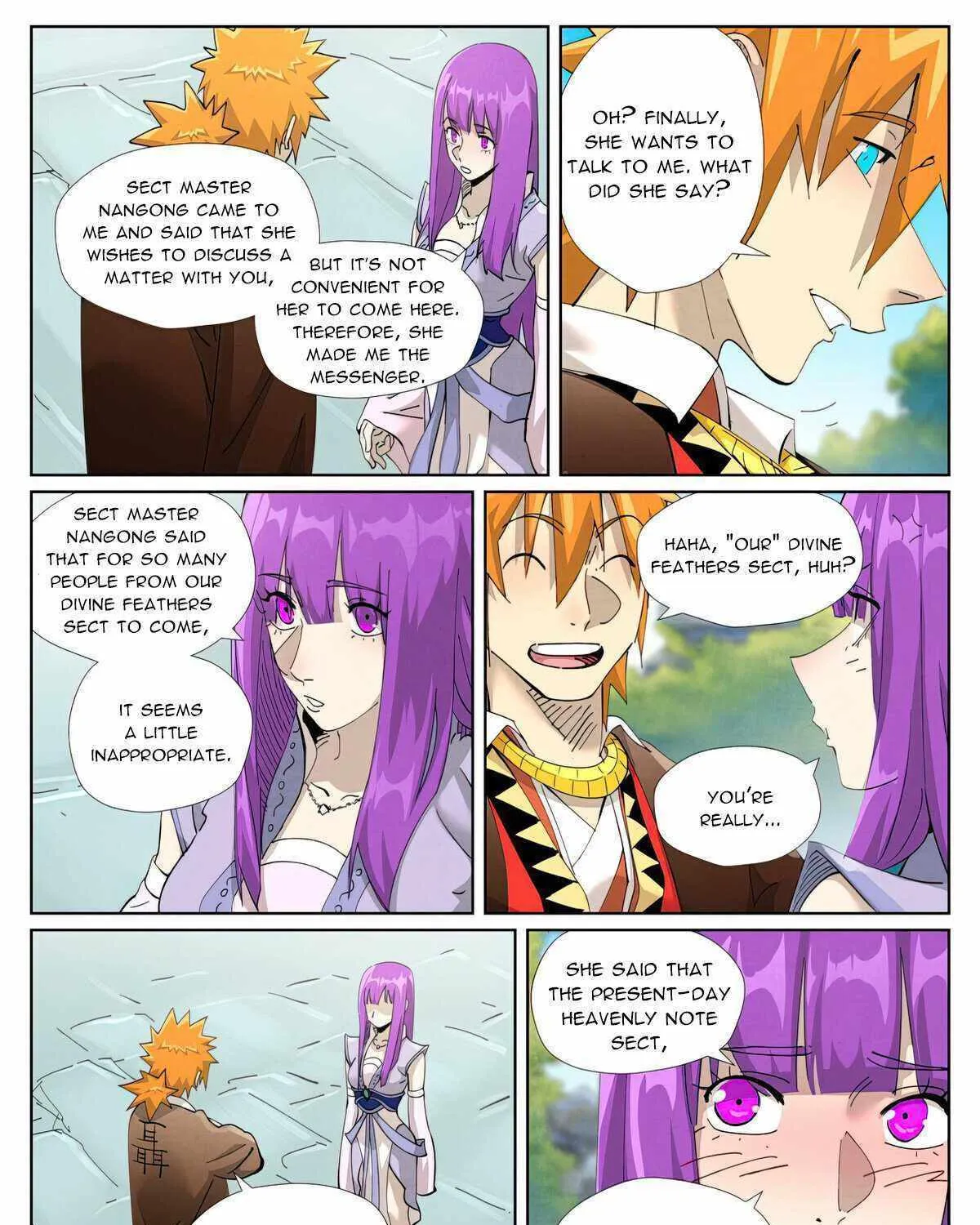 Tales Of Demons And Gods Zinmanga X Chapter 445.1 Page 8