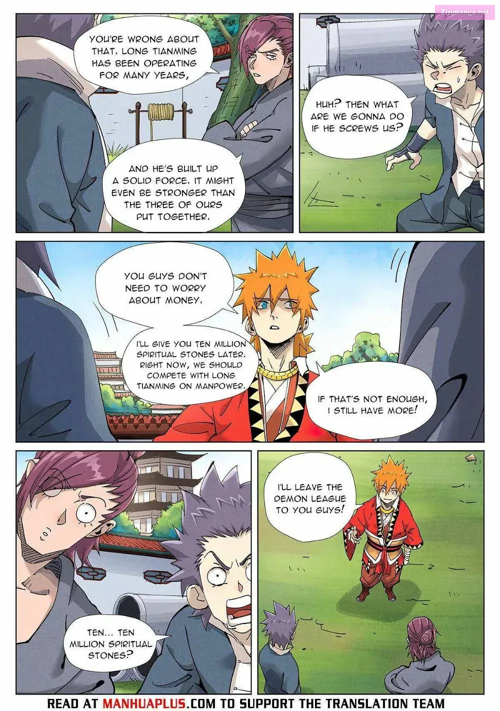 Tales Of Demons And Gods Zinmanga X Chapter 413.2 Page 5