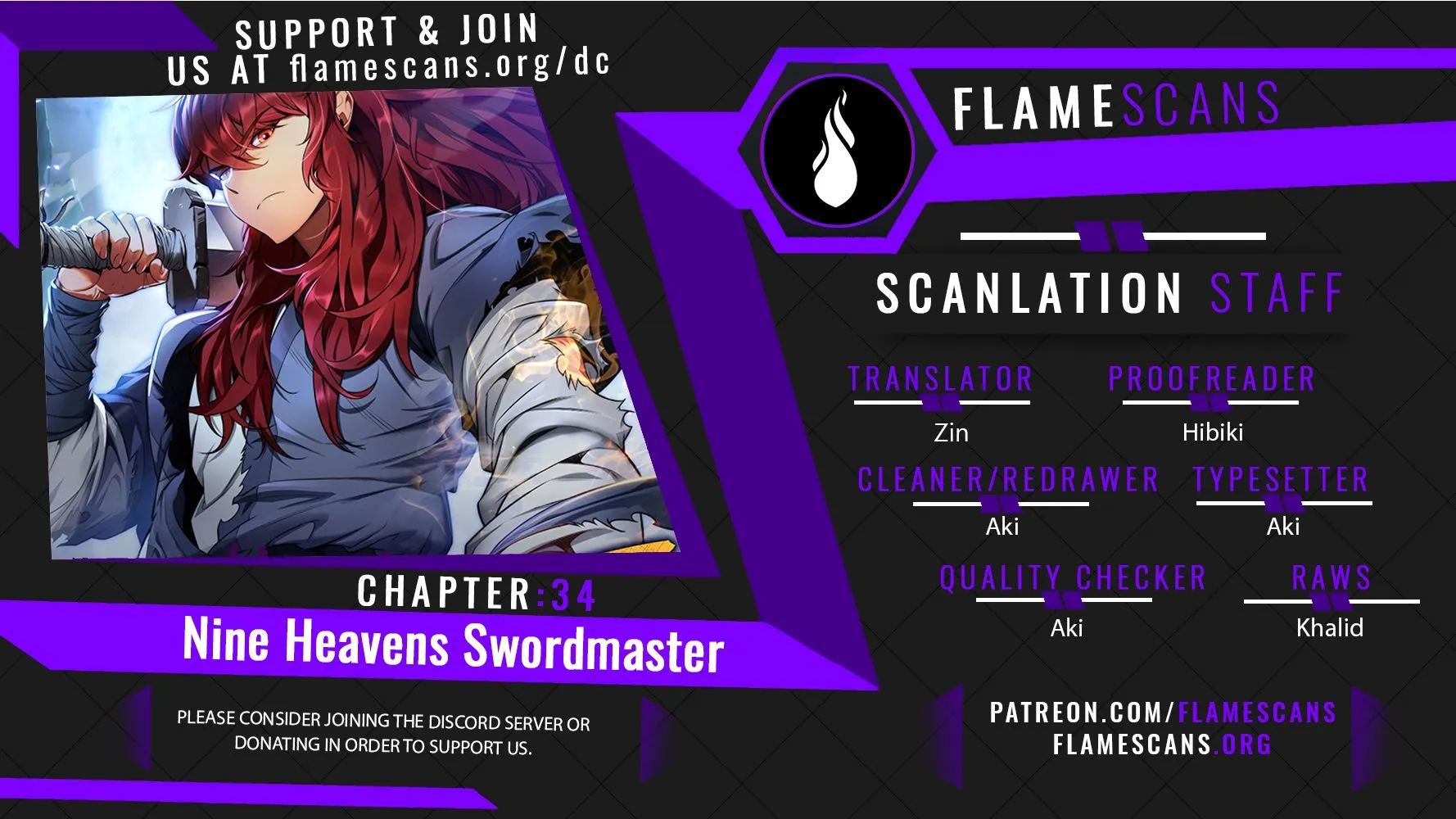 Heavenly Inquisition Sword (Nine Heavens Swordmaster) Zinmanga X Chapter 34 Page 1