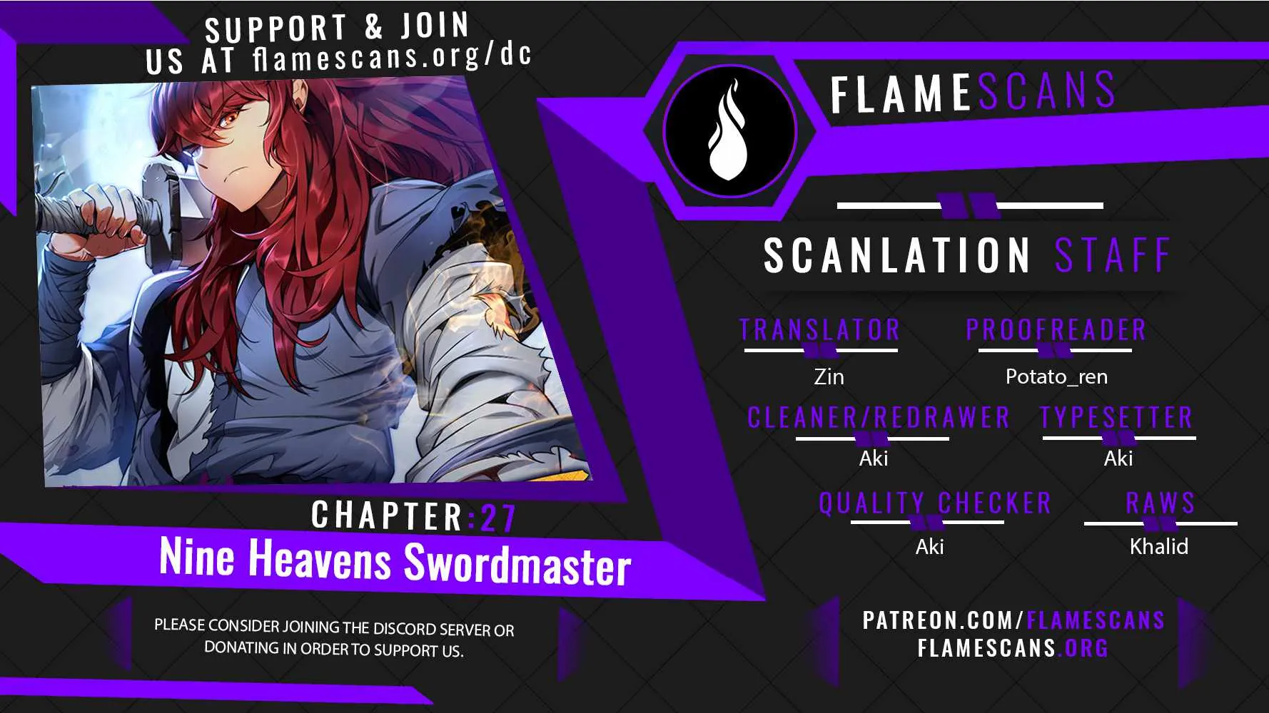 Heavenly Inquisition Sword (Nine Heavens Swordmaster) Zinmanga X Chapter 27 Page 1