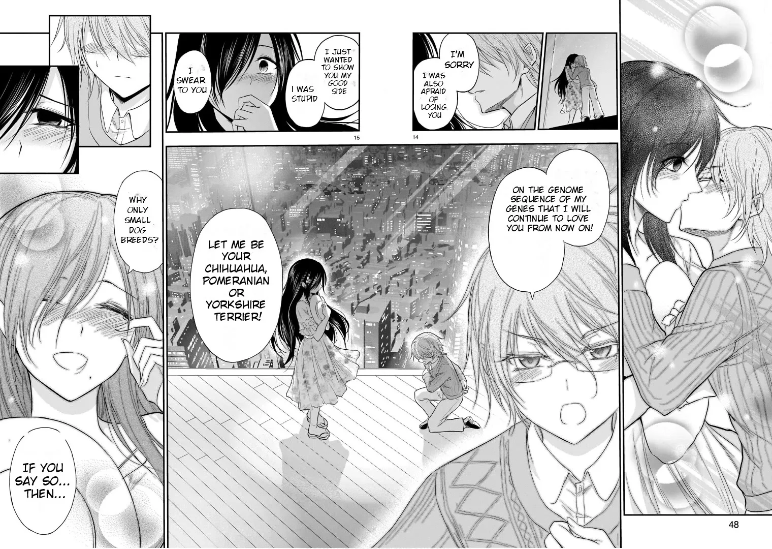 Rike ga Koi ni Ochita no de Shoumeishitemita Zinmanga X Chapter 48 Page 14
