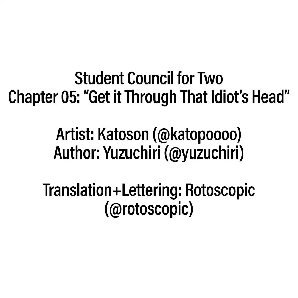 Student Council for Two Zinmanga X Chapter 5 Page 11