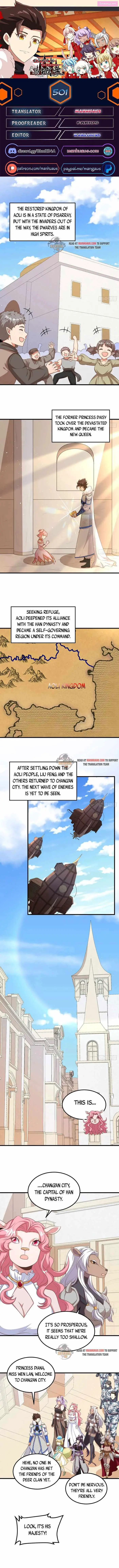 Starting From Today I’ll Work As A City Lord Zinmanga X Chapter 501 Page 1