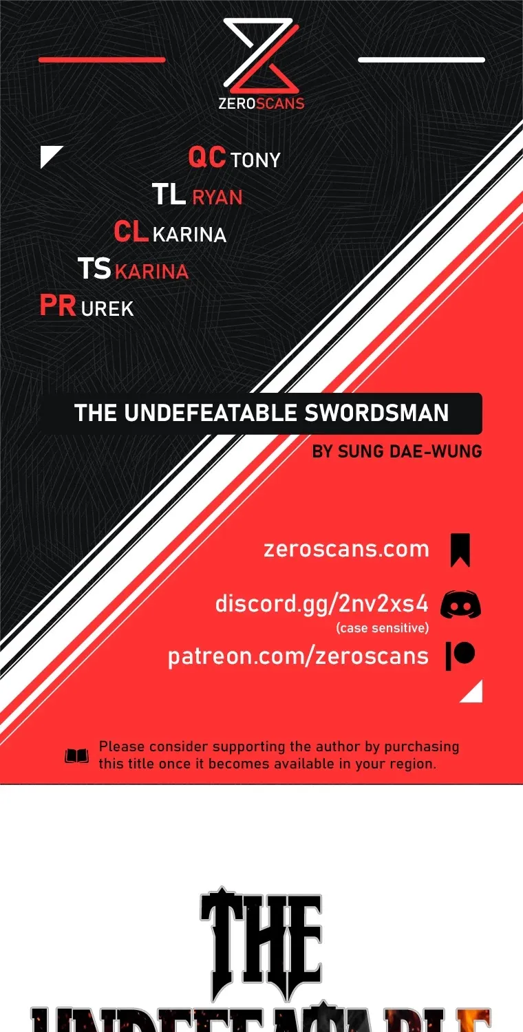 The Undefeatable Swordsman Zinmanga X Chapter 95 Page 1