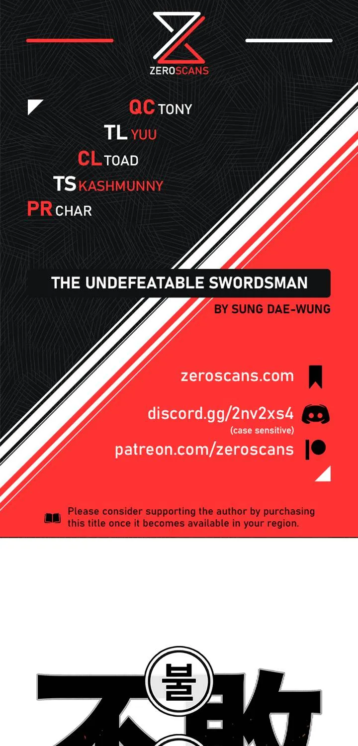 The Undefeatable Swordsman Zinmanga X Chapter 75 Page 1