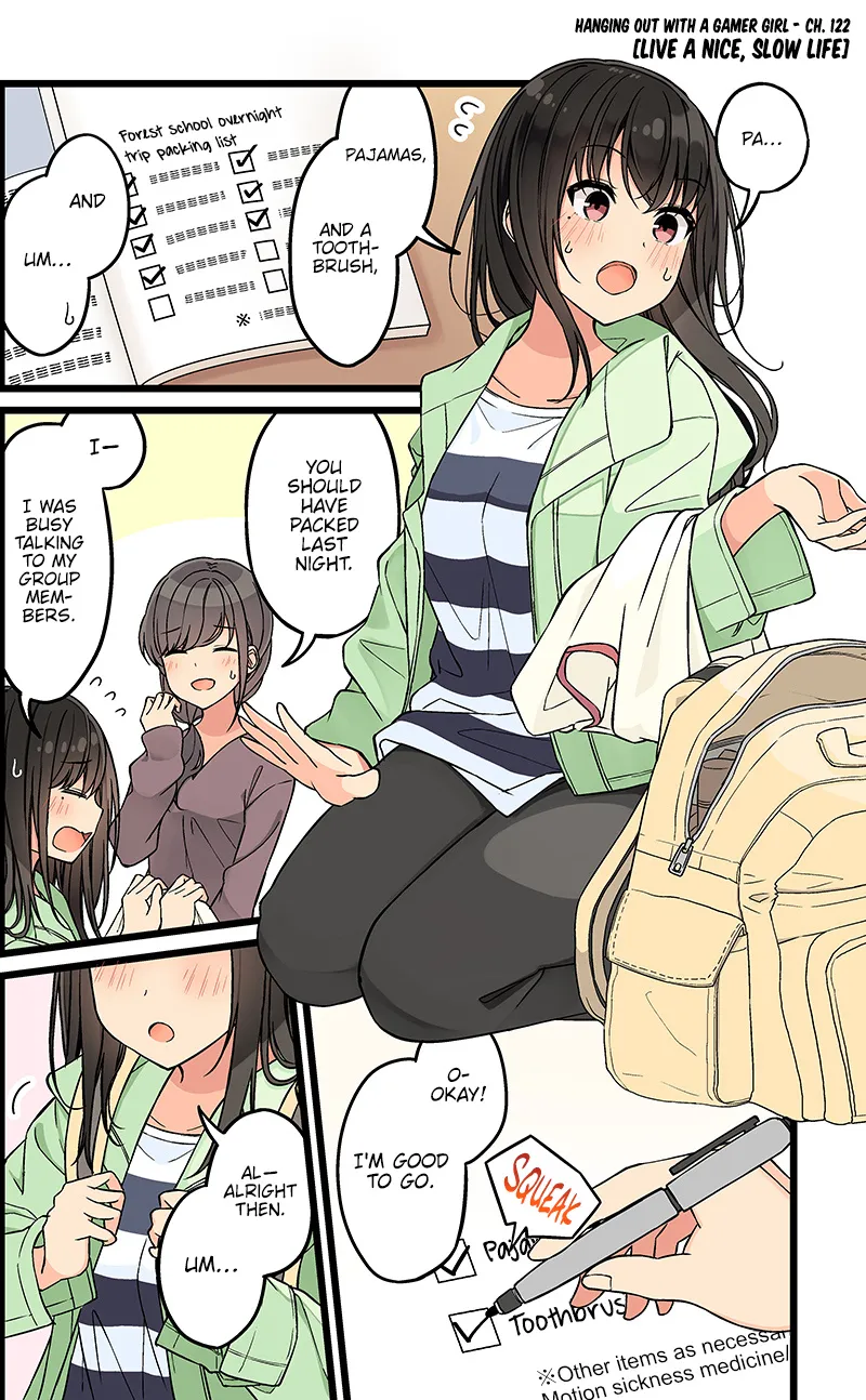 Hanging Out With a Gamer Girl Zinmanga X Chapter 122 Page 1