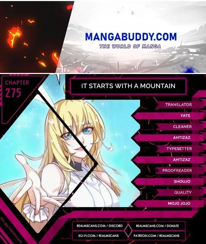 It Starts With A Mountain Zinmanga X Chapter 275 Page 1
