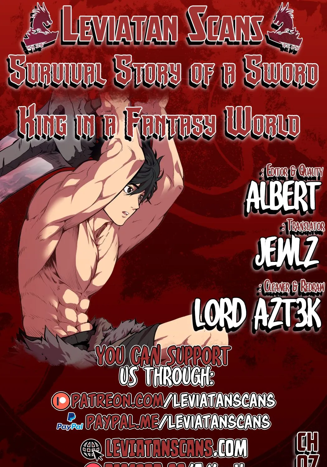 Survival Story of a Sword King in a Fantasy World Zinmanga X Chapter 7 Page 1