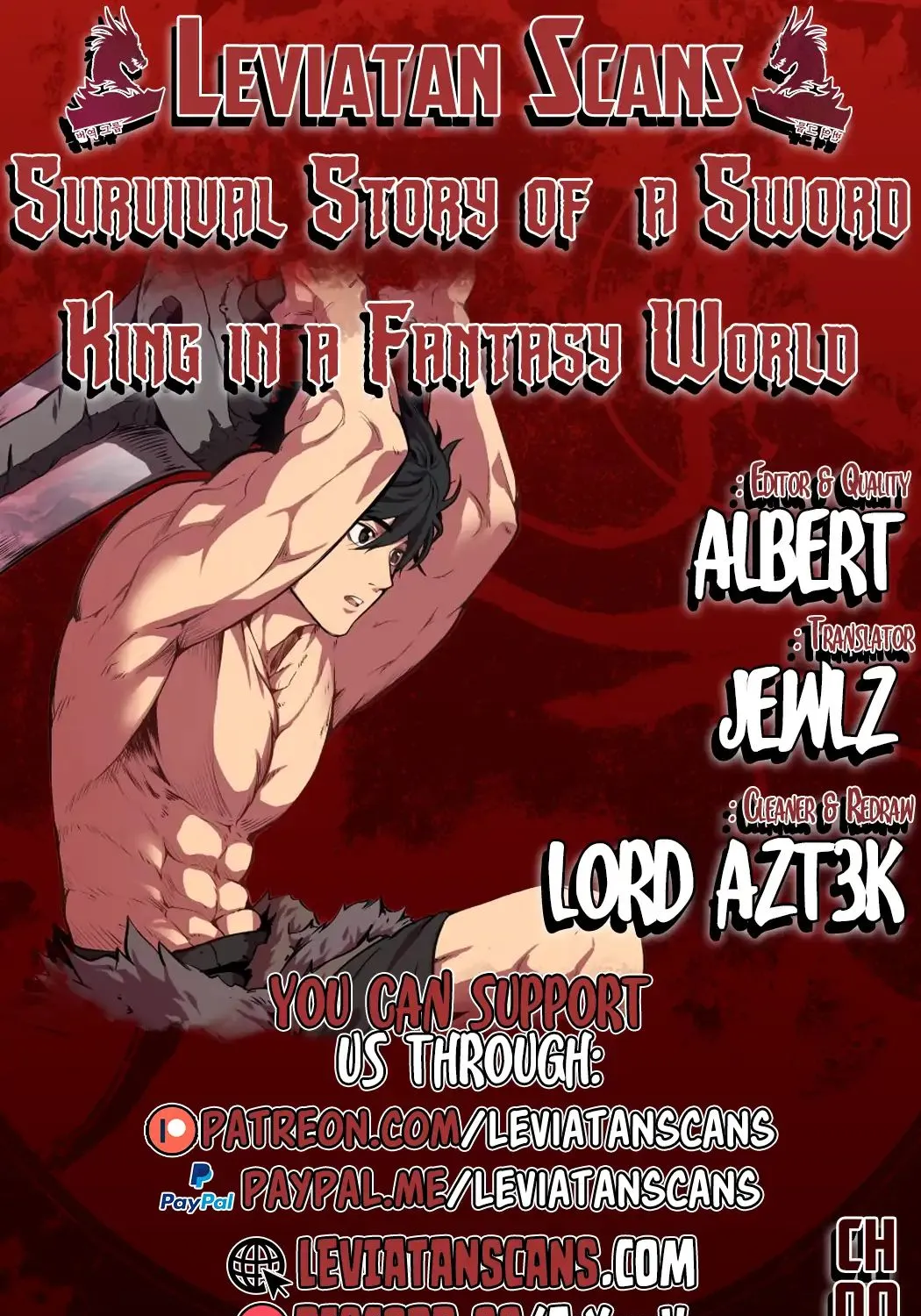 Survival Story of a Sword King in a Fantasy World Zinmanga X Chapter 0 Page 1