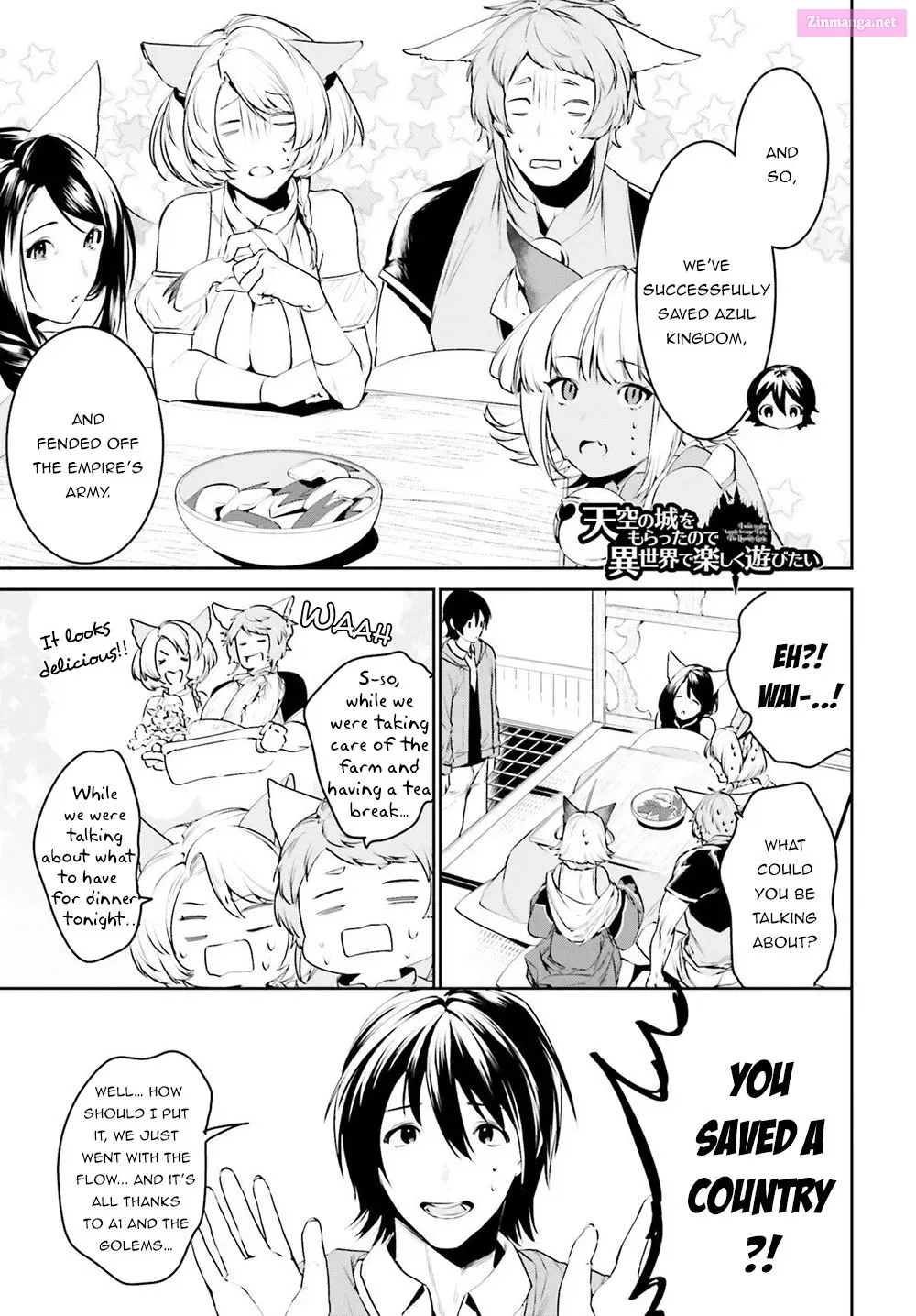 Tenkuu no Shiro o Moratta no de Isekai de Tanoshiku Asobitai Zinmanga X Chapter 10 Page 2