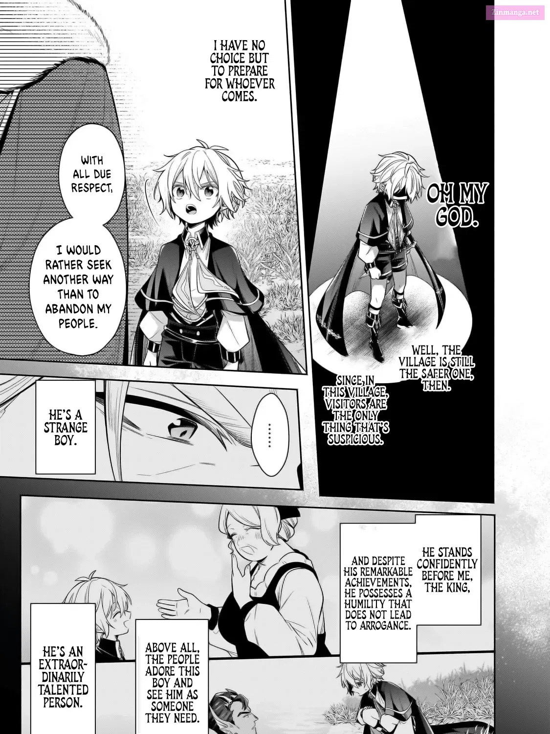 Okiraku Ryoushu no Tanoshii Ryouchi Bouei Zinmanga X Chapter 34.1 Page 14
