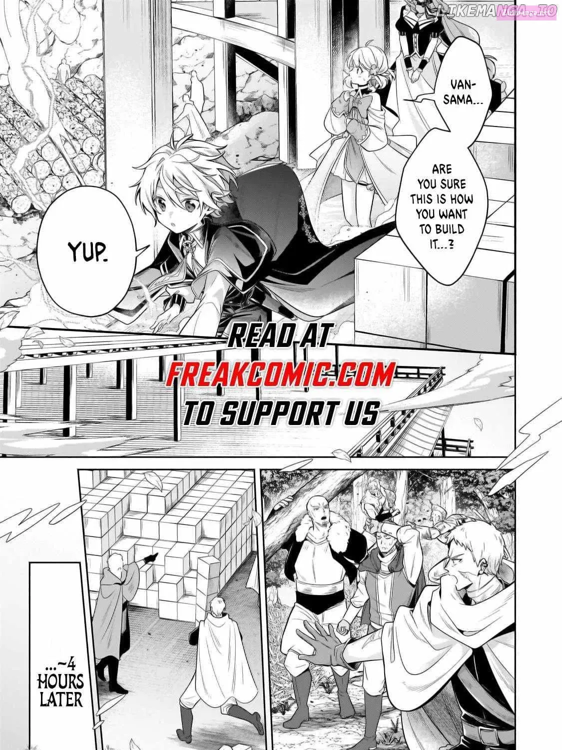 Okiraku Ryoushu no Tanoshii Ryouchi Bouei Zinmanga X Chapter 28.1 Page 34