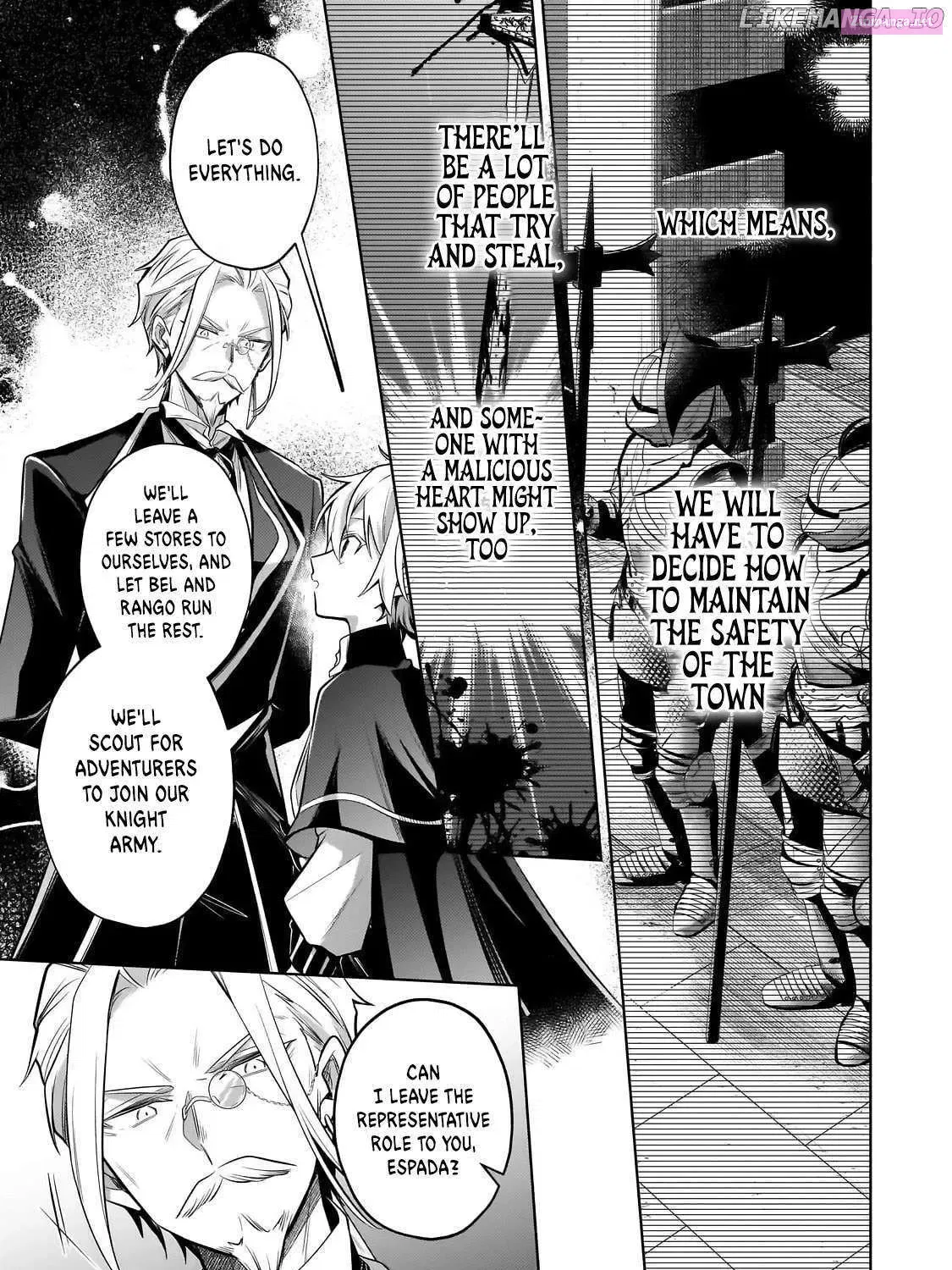 Okiraku Ryoushu no Tanoshii Ryouchi Bouei Zinmanga X Chapter 26.3 Page 11