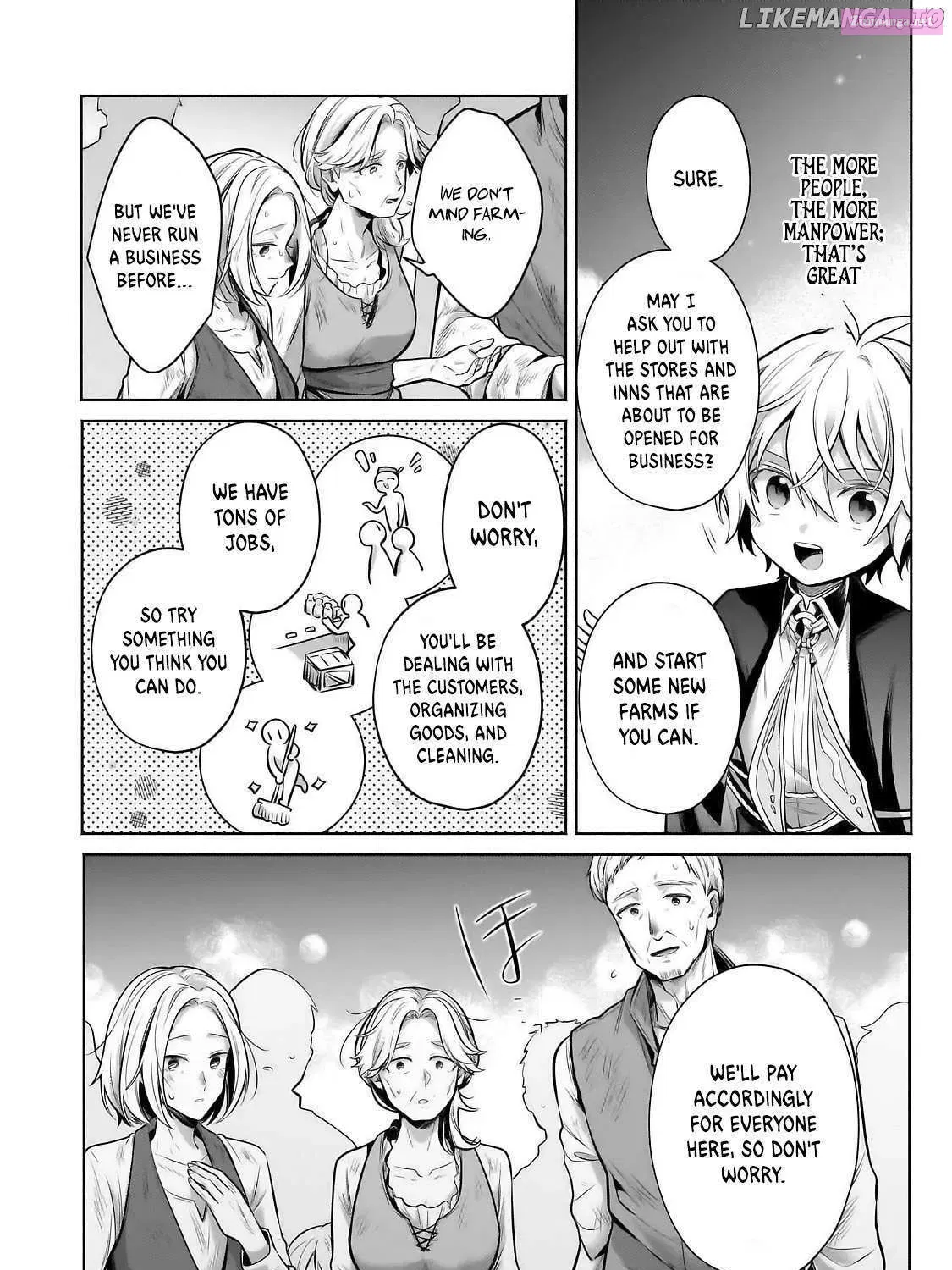 Okiraku Ryoushu no Tanoshii Ryouchi Bouei Zinmanga X Chapter 26.3 Page 21