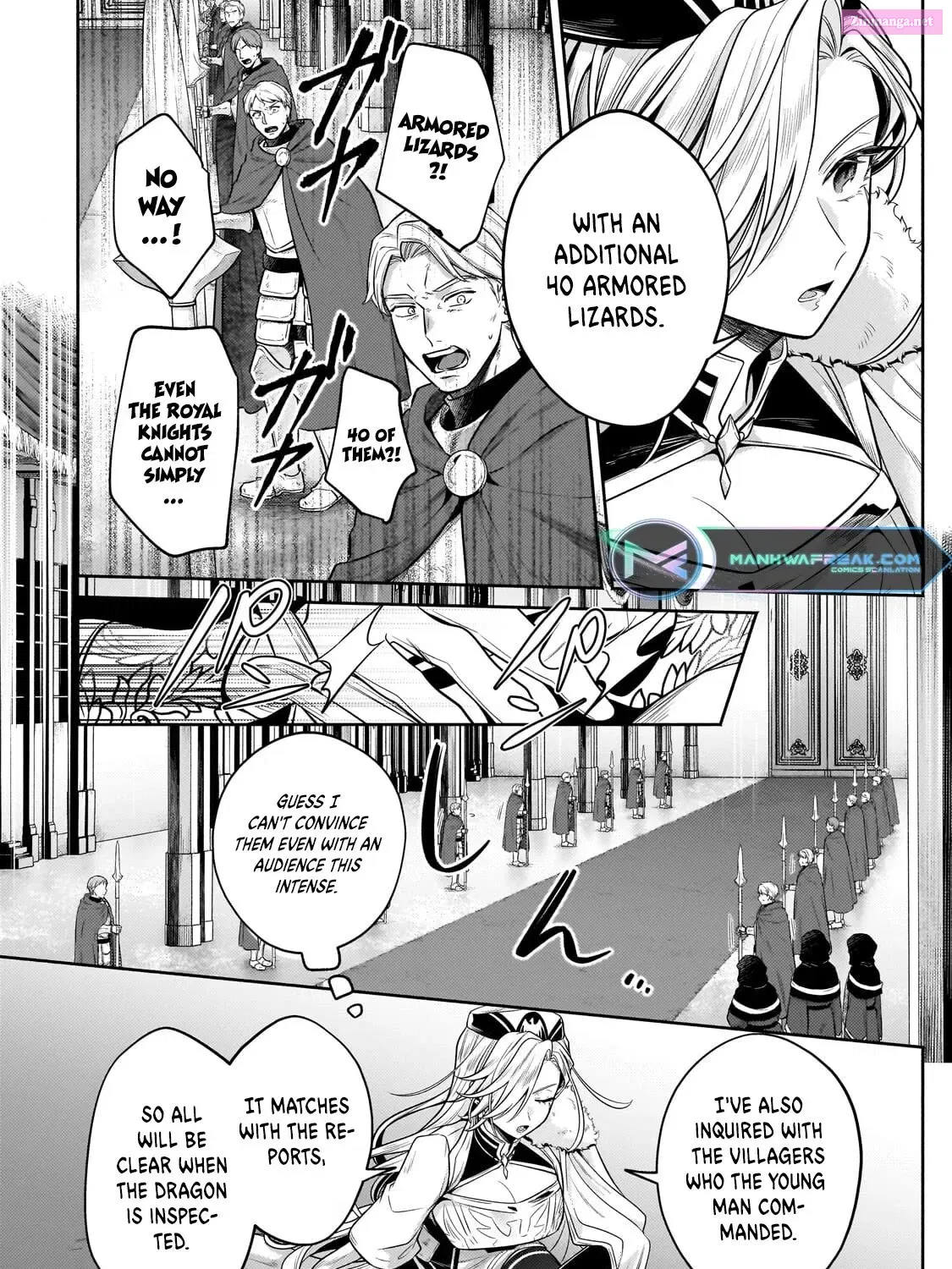 Okiraku Ryoushu no Tanoshii Ryouchi Bouei Zinmanga X Chapter 24 Page 25