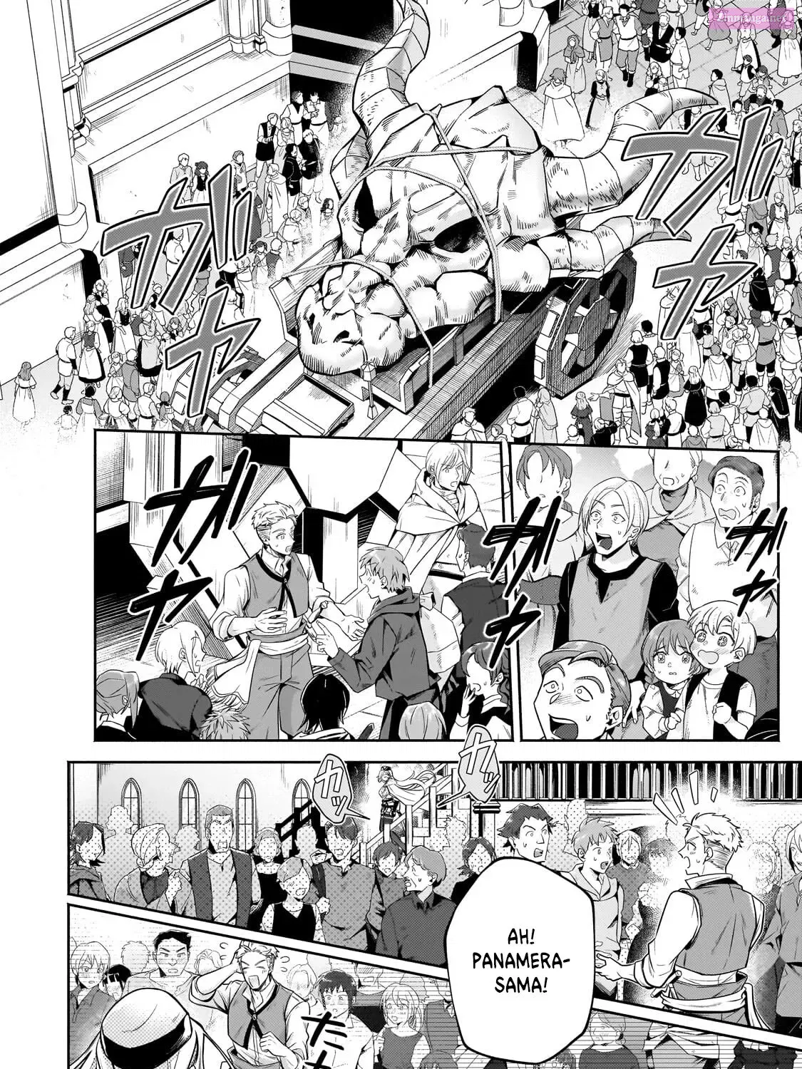 Okiraku Ryoushu no Tanoshii Ryouchi Bouei Zinmanga X Chapter 24 Page 33