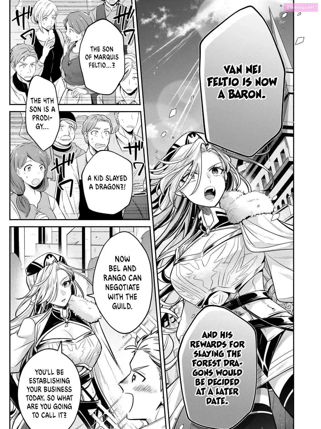 Okiraku Ryoushu no Tanoshii Ryouchi Bouei Zinmanga X Chapter 24 Page 35