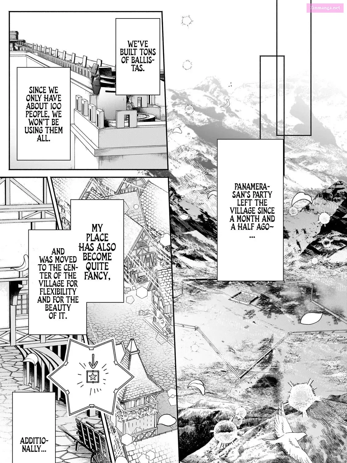 Okiraku Ryoushu no Tanoshii Ryouchi Bouei Zinmanga X Chapter 24 Page 43