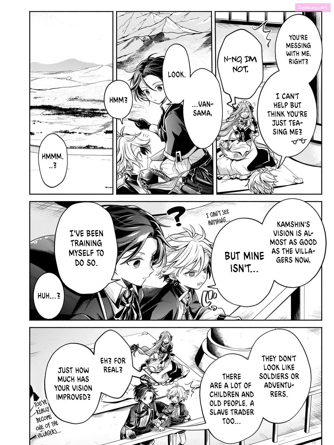 Okiraku Ryoushu no Tanoshii Ryouchi Bouei Zinmanga X Chapter 24 Page 53