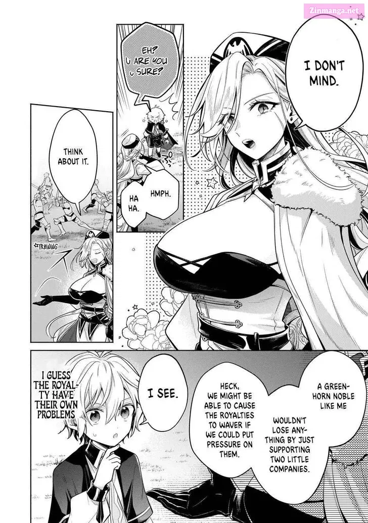 Okiraku Ryoushu no Tanoshii Ryouchi Bouei Zinmanga X Chapter 23.1 Page 8