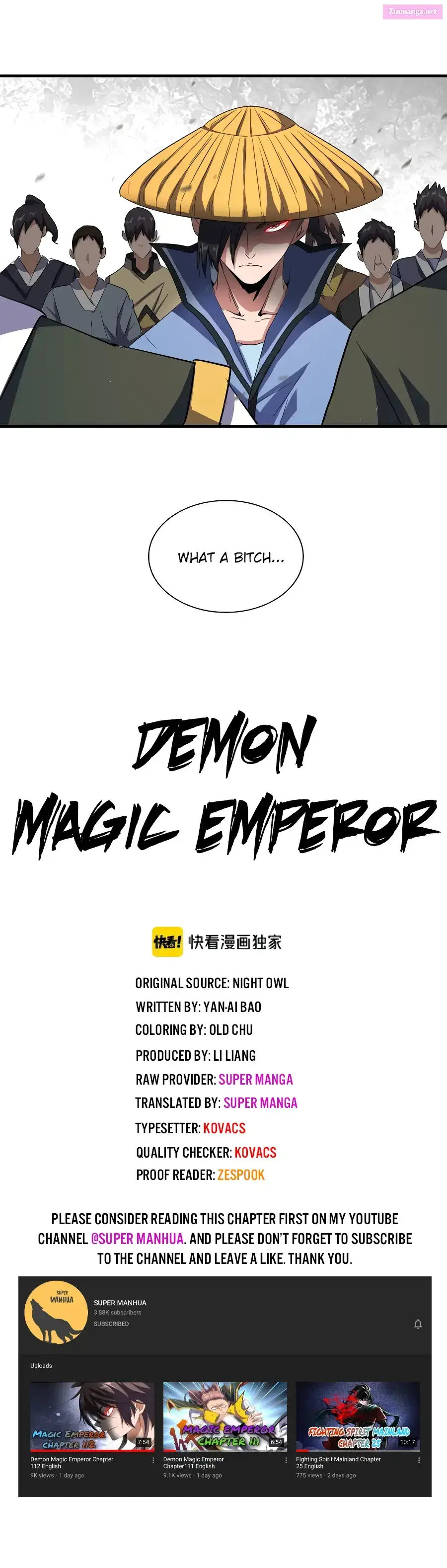 Magic Emperor Zinmanga X Chapter 111 Page 1