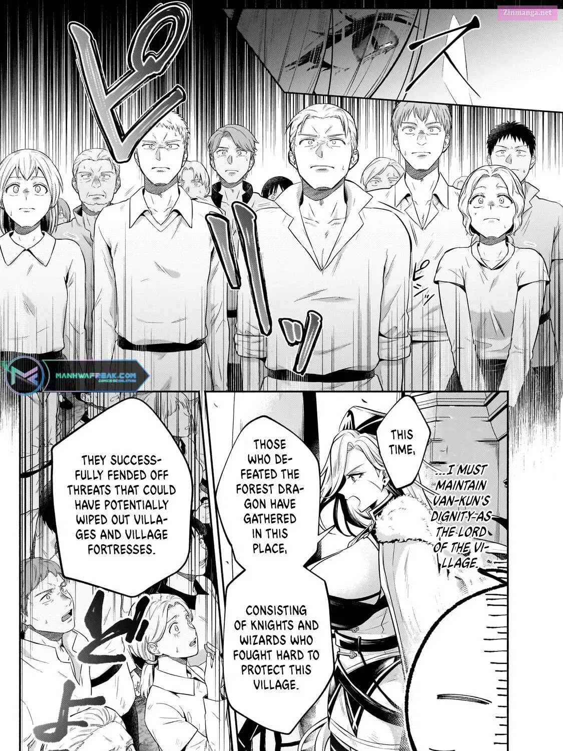 Okiraku Ryoushu no Tanoshii Ryouchi Bouei Zinmanga X Chapter 22 Page 6