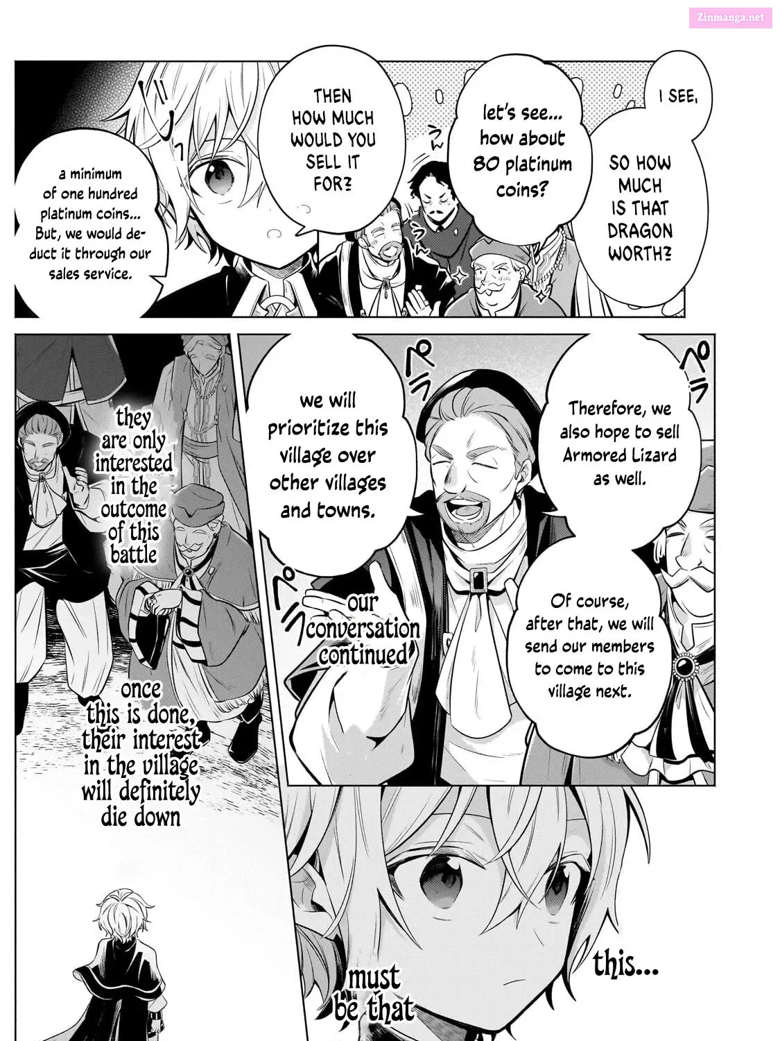 Okiraku Ryoushu no Tanoshii Ryouchi Bouei Zinmanga X Chapter 22 Page 38