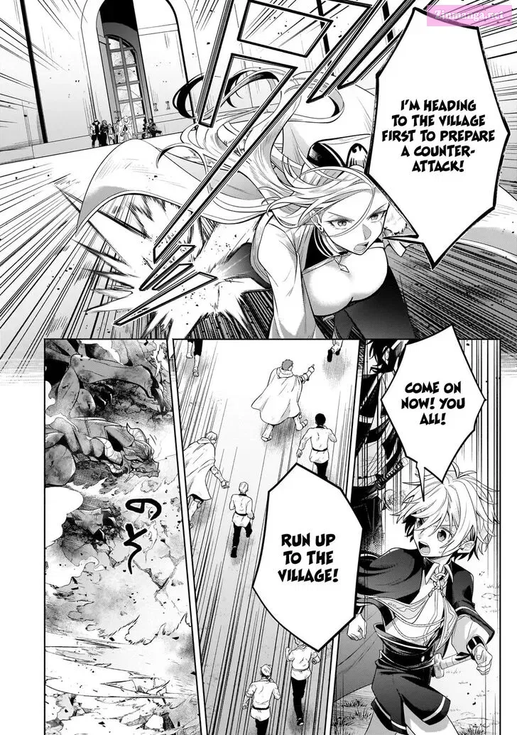 Okiraku Ryoushu no Tanoshii Ryouchi Bouei Zinmanga X Chapter 20 Page 34
