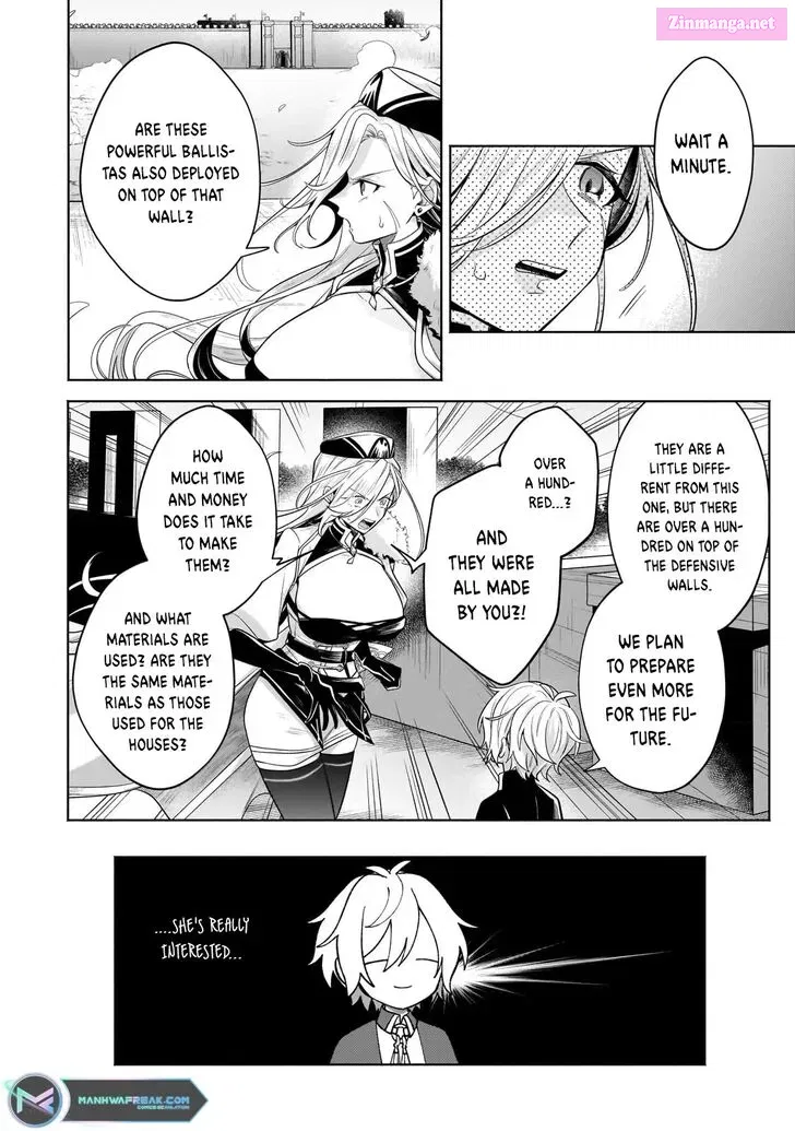 Okiraku Ryoushu no Tanoshii Ryouchi Bouei Zinmanga X Chapter 19 Page 14