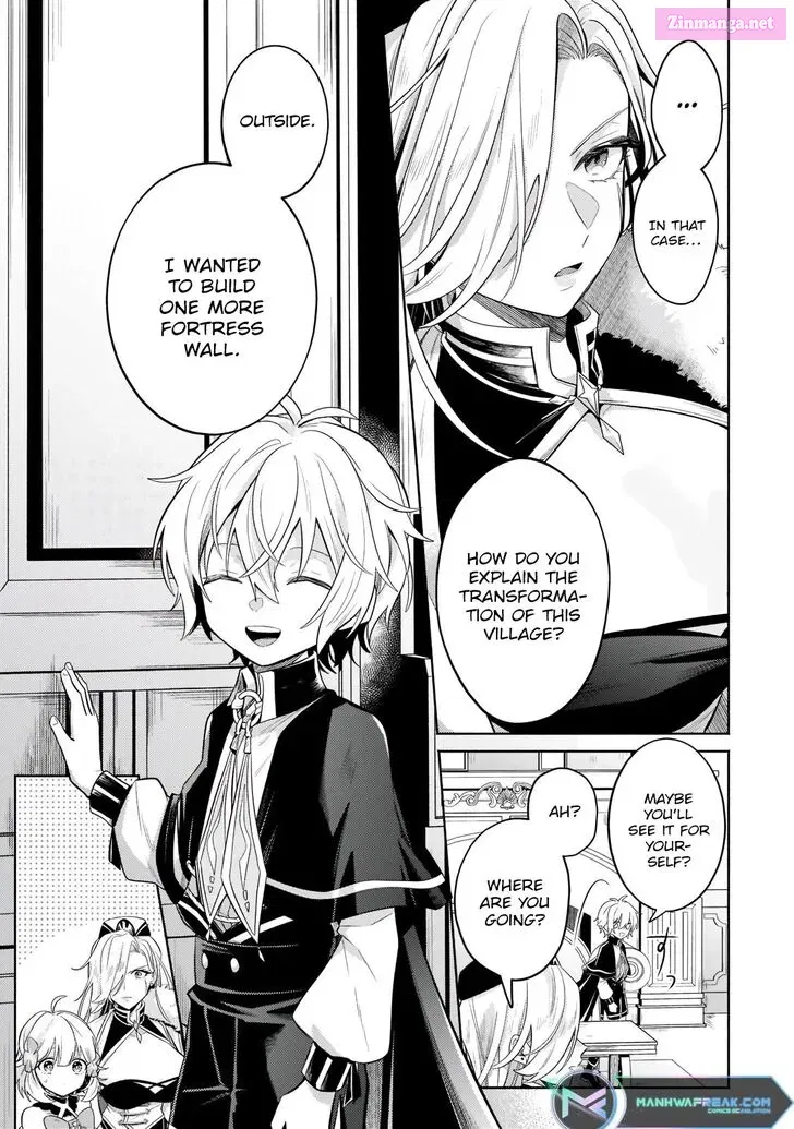 Okiraku Ryoushu no Tanoshii Ryouchi Bouei Zinmanga X Chapter 16 Page 21