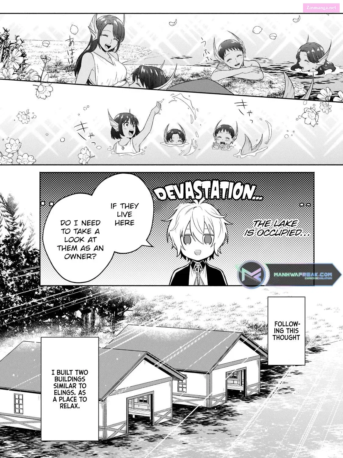 Okiraku Ryoushu no Tanoshii Ryouchi Bouei Zinmanga X Chapter 15.3 Page 10