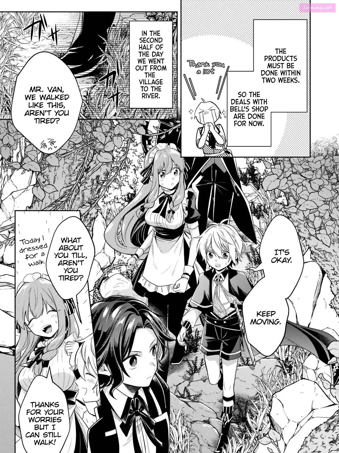 Okiraku Ryoushu no Tanoshii Ryouchi Bouei Zinmanga X Chapter 14.1 Page 8