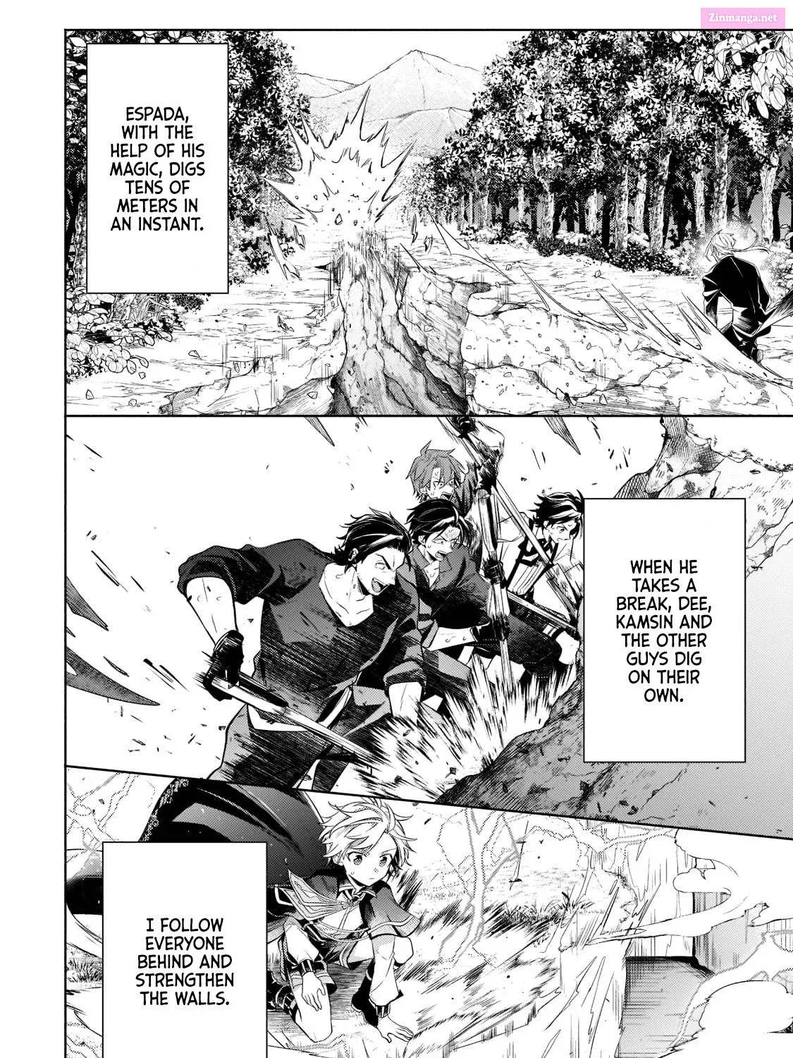 Okiraku Ryoushu no Tanoshii Ryouchi Bouei Zinmanga X Chapter 14.1 Page 14