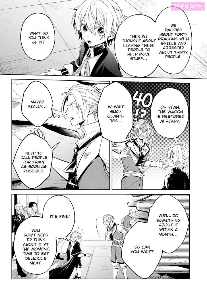 Okiraku Ryoushu no Tanoshii Ryouchi Bouei Zinmanga X Chapter 13 Page 24