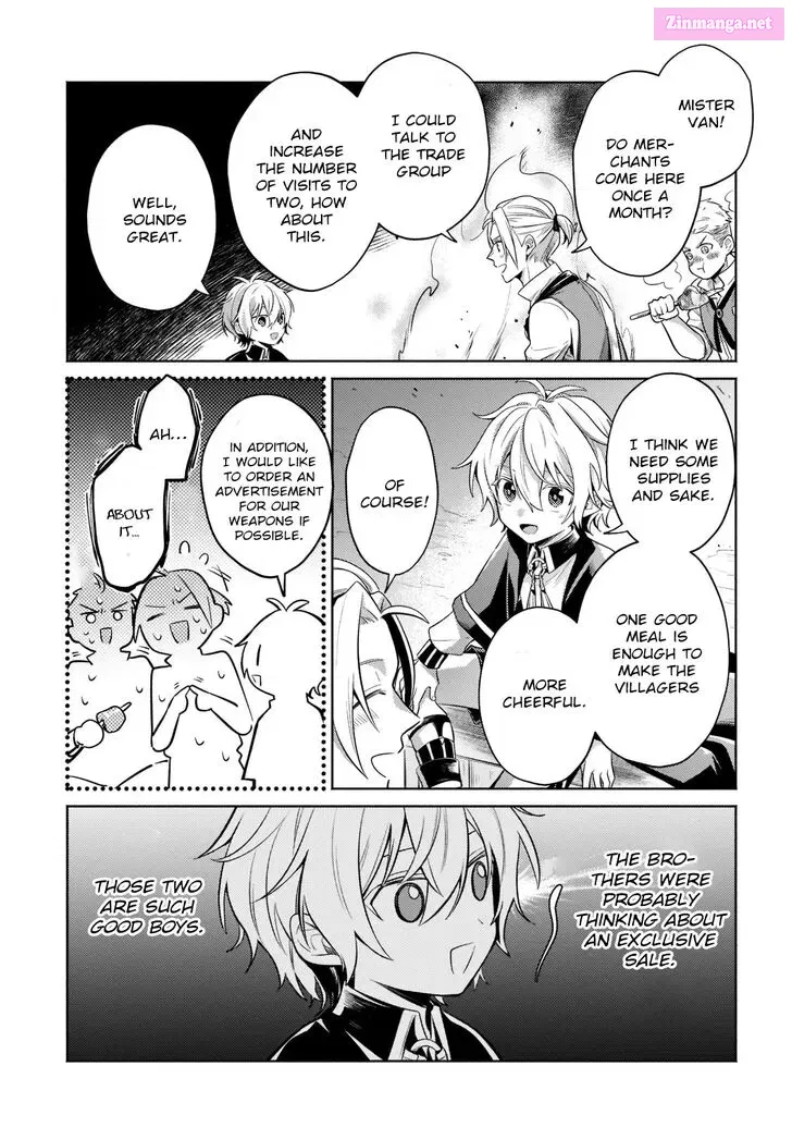 Okiraku Ryoushu no Tanoshii Ryouchi Bouei Zinmanga X Chapter 13 Page 31